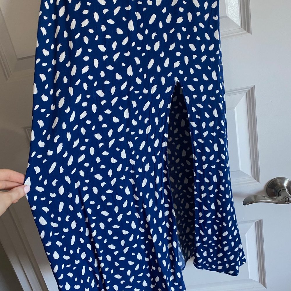 Reformation Crimini Dress - Moray (Blue), Size 8 - Picture 7 of 8